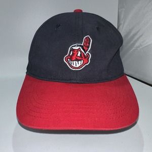 Cleveland Indians Chief Wahoo New‎ Era Toddler Hat Adjustable -READ - (43)